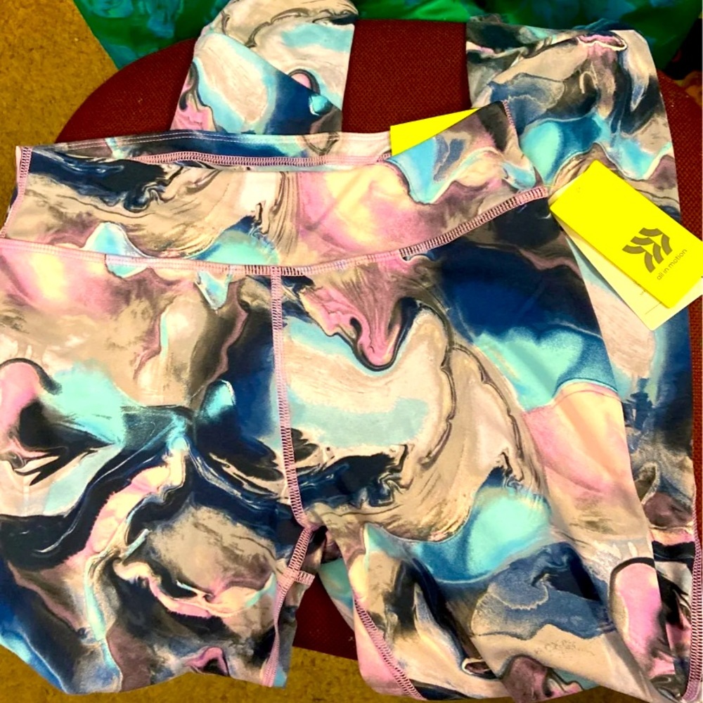 Girls workout leggings multicolor
